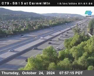 NB 15 at Carmel Mountain Rd.