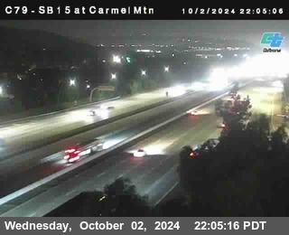 NB 15 at Carmel Mountain Rd.