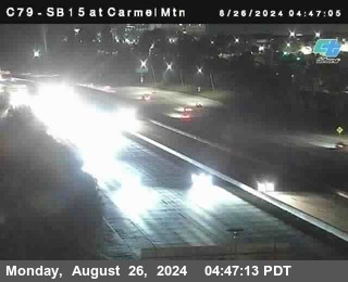 NB 15 at Carmel Mountain Rd.