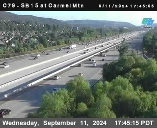 NB 15 at Carmel Mountain Rd.