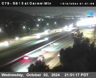 NB 15 at Carmel Mountain Rd.