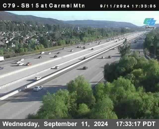 NB 15 at Carmel Mountain Rd.