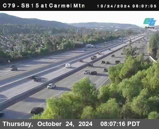 NB 15 at Carmel Mountain Rd.