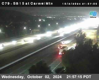 NB 15 at Carmel Mountain Rd.