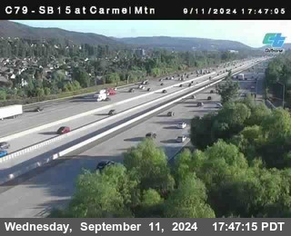 NB 15 at Carmel Mountain Rd.