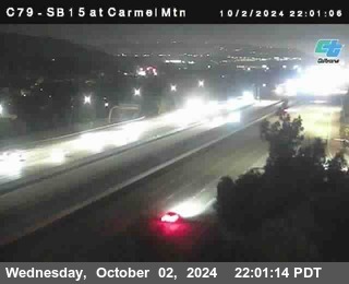 NB 15 at Carmel Mountain Rd.