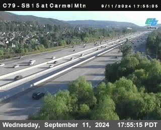 NB 15 at Carmel Mountain Rd.