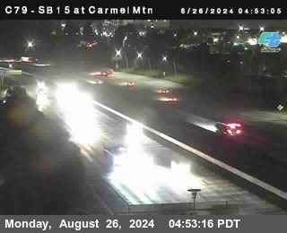 NB 15 at Carmel Mountain Rd.