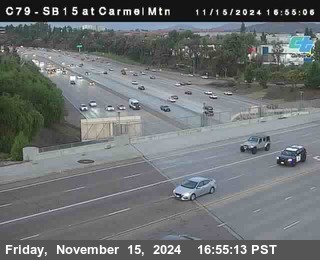 NB 15 at Carmel Mountain Rd.