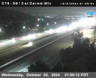 NB 15 at Carmel Mountain Rd.