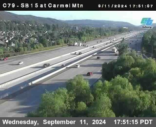 NB 15 at Carmel Mountain Rd.