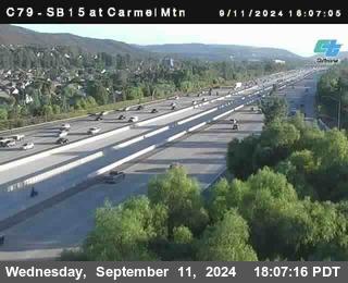 NB 15 at Carmel Mountain Rd.