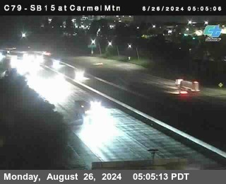 NB 15 at Carmel Mountain Rd.