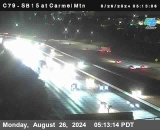 NB 15 at Carmel Mountain Rd.