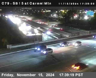 NB 15 at Carmel Mountain Rd.