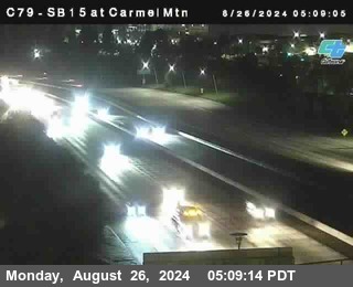 NB 15 at Carmel Mountain Rd.