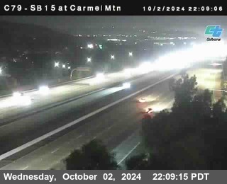 NB 15 at Carmel Mountain Rd.