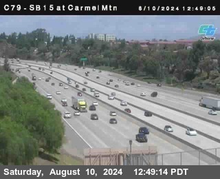 NB 15 at Carmel Mountain Rd.