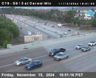 NB 15 at Carmel Mountain Rd.