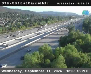 NB 15 at Carmel Mountain Rd.