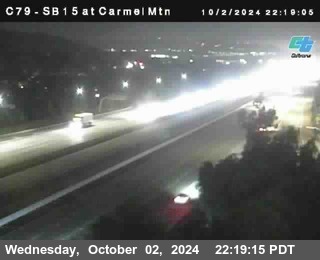 NB 15 at Carmel Mountain Rd.