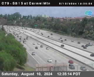 NB 15 at Carmel Mountain Rd.