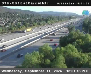 NB 15 at Carmel Mountain Rd.