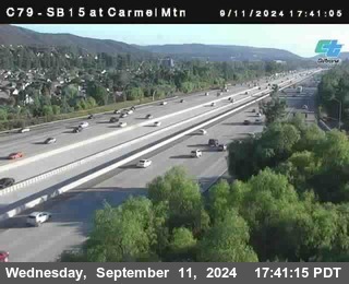 NB 15 at Carmel Mountain Rd.