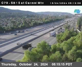 NB 15 at Carmel Mountain Rd.