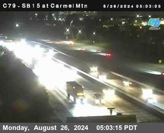 NB 15 at Carmel Mountain Rd.