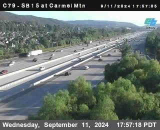 NB 15 at Carmel Mountain Rd.