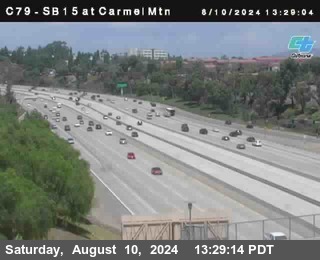 NB 15 at Carmel Mountain Rd.