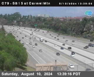 NB 15 at Carmel Mountain Rd.