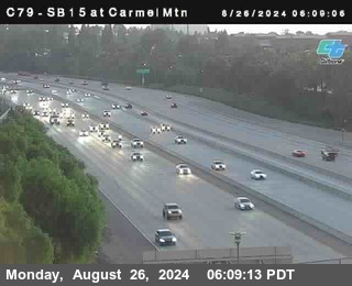 NB 15 at Carmel Mountain Rd.