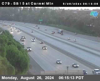 NB 15 at Carmel Mountain Rd.