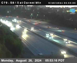 NB 15 at Carmel Mountain Rd.