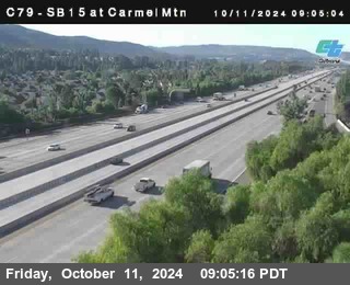 NB 15 at Carmel Mountain Rd.