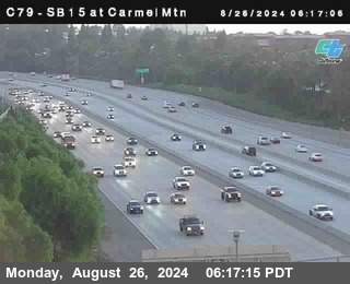 NB 15 at Carmel Mountain Rd.