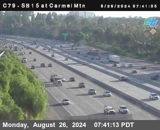 NB 15 at Carmel Mountain Rd.