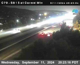 NB 15 at Carmel Mountain Rd.