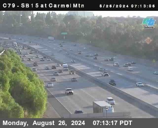 NB 15 at Carmel Mountain Rd.