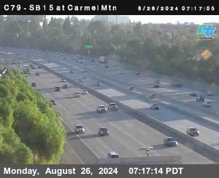 NB 15 at Carmel Mountain Rd.