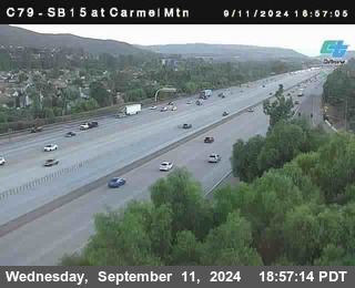 NB 15 at Carmel Mountain Rd.