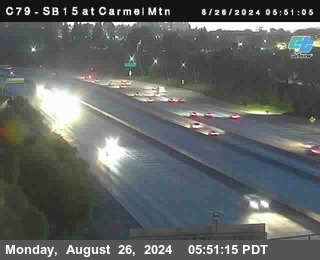 NB 15 at Carmel Mountain Rd.