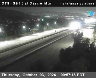 NB 15 at Carmel Mountain Rd.