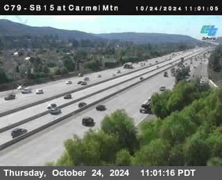 NB 15 at Carmel Mountain Rd.