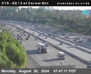 NB 15 at Carmel Mountain Rd.