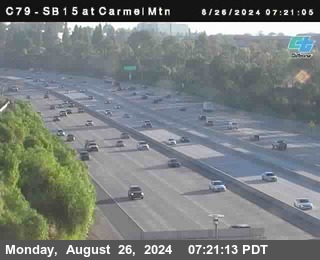 NB 15 at Carmel Mountain Rd.