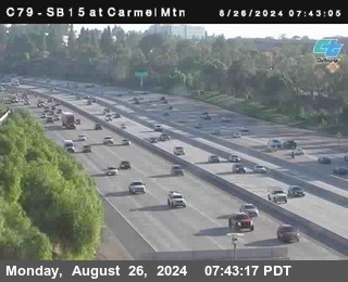 NB 15 at Carmel Mountain Rd.