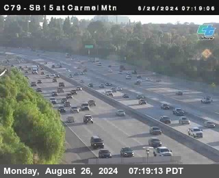 NB 15 at Carmel Mountain Rd.